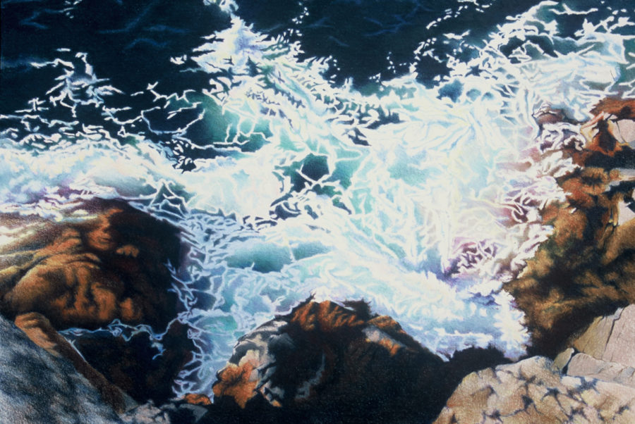 Kendra Bidwell FerreiraMorning Surf Monhegan Island – 11 x 15.5 ...